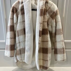 Cozy Plaid Sherpa Jacket